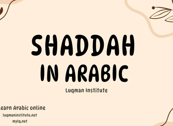 What is Shaddah in Arabic