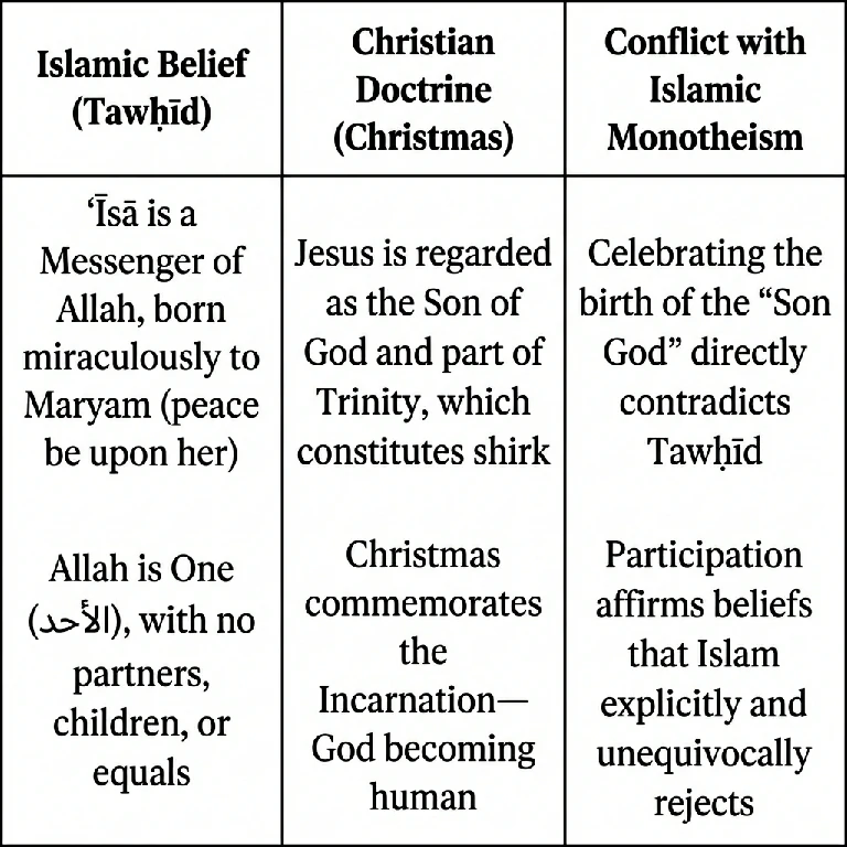 Celebrating Christmas for Muslim